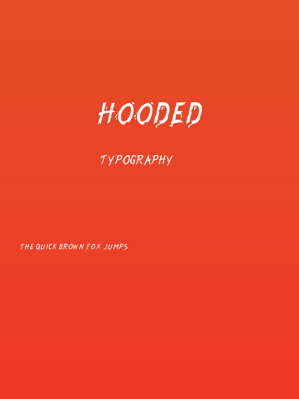 Hooded Poster