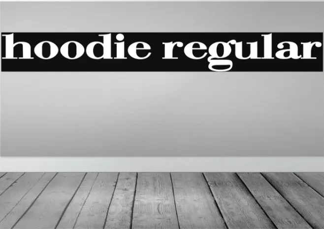 Hoodie Regular Example 1