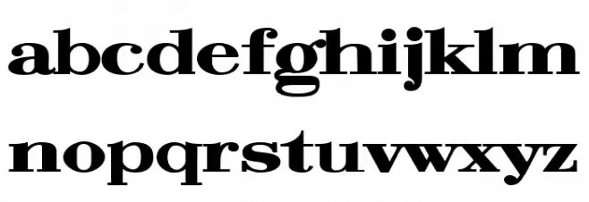 Hoodie Regular Schriftart Kleinbuchstaben