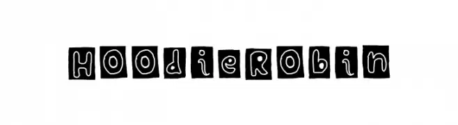 Hoodie Robin  font caratteri gratis