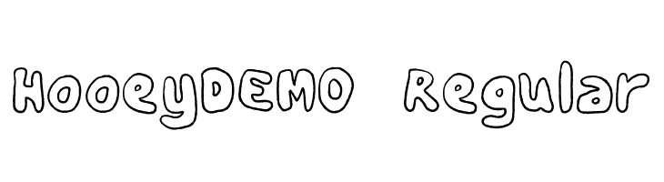 HooeyDEMO-Regular  Frei Schriftart Herunterladen
