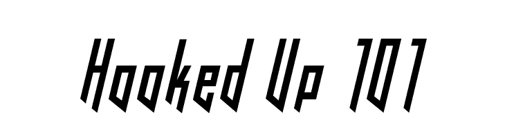 Hooked Up 101  baixar fontes gratis