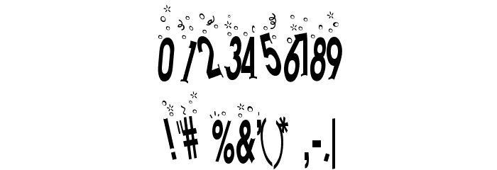 Hooked on Booze Font OTHER CHARS