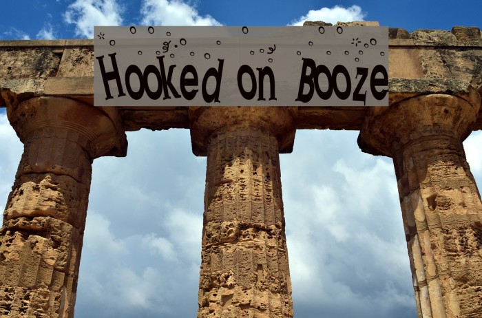 Hooked on Booze Font examples