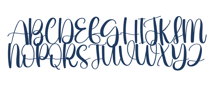 Hooked Uppercase