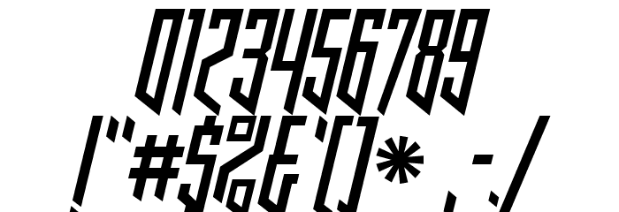 HookedUpOneOhOne-Regular Font OTHER CHARS