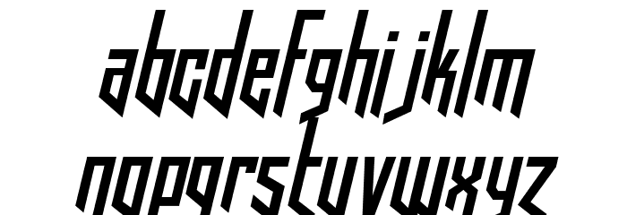 HookedUpOneOhOne-Regular Font LOWERCASE