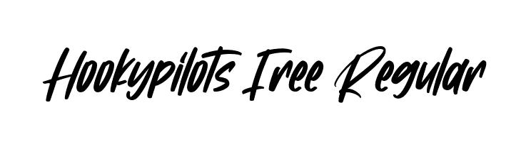 Hookypilots Free Regular  नि: शुल्क फ़ॉन्ट्स डाउनलोड