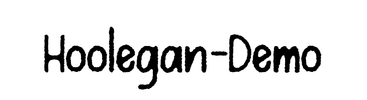 Hoolegan-Demo  font caratteri gratis