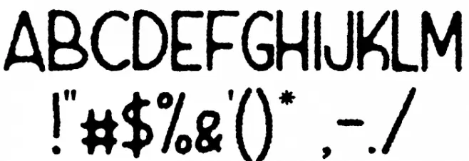 Hoolegan-Demo Font OTHER CHARS