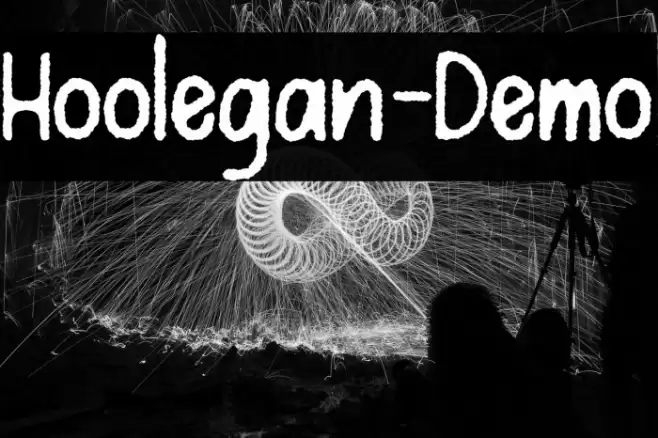Hoolegan-Demo Font examples