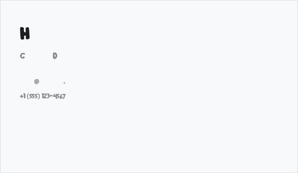 Hooliday Business Card