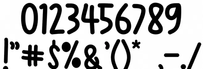 Hoollidday Font OTHER CHARS