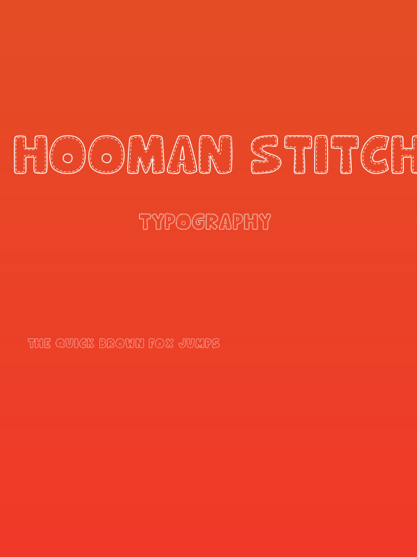 Hooman Stitch Poster