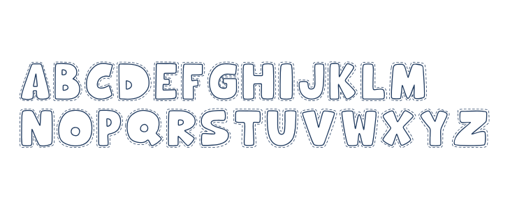 Hooman Stitch Lowercase