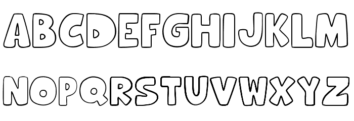 Hooman World Font LOWERCASE
