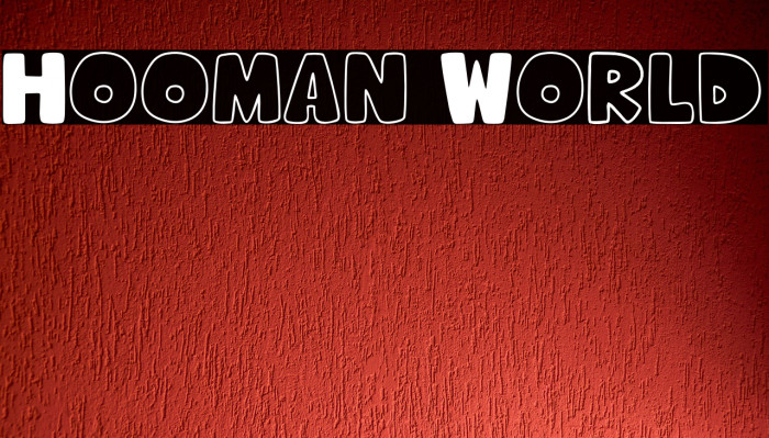 Hooman World Font examples