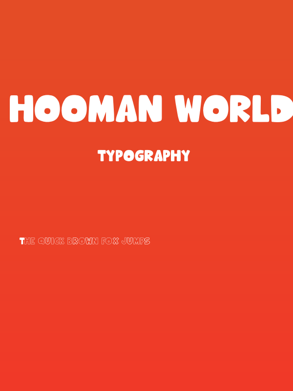 Hooman World Poster