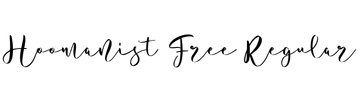 Hoomanist Free Regular  font caratteri gratis