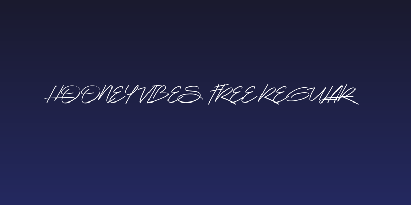 Hooney Vibes Free Regular Social Header