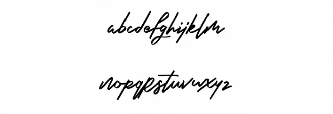 Hooney Vibes Free Regular Font LOWERCASE