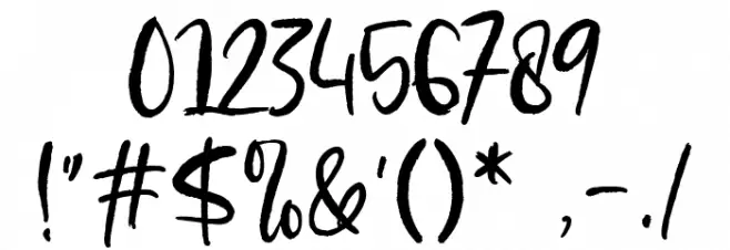 Hoop Bros Font OTHER CHARS