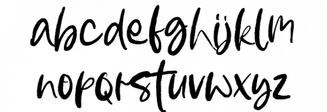 Hoop Bros Font LOWERCASE