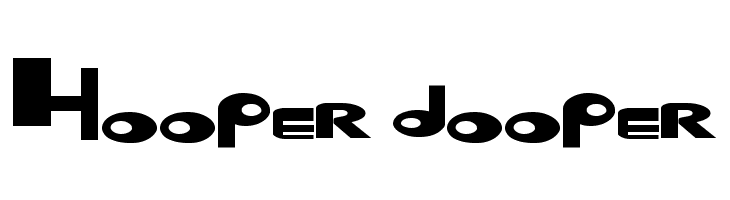 Hooper dooper  font caratteri gratis