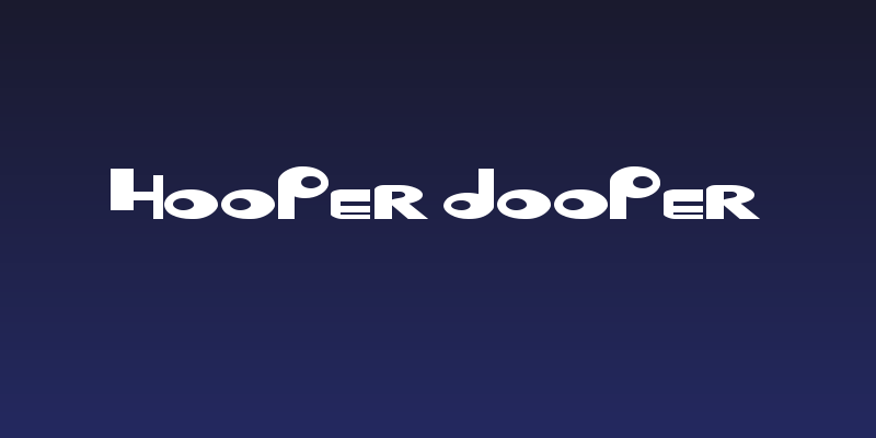 Hooper dooper Social Header