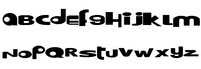 Hooper dooper Font LOWERCASE