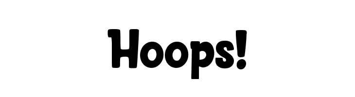 Hoops!  Descarca Fonturi Gratis