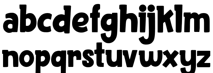 Hoops! Font LOWERCASE
