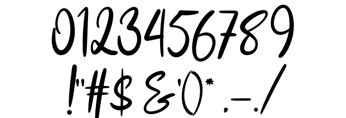 Hoosky Font OTHER CHARS