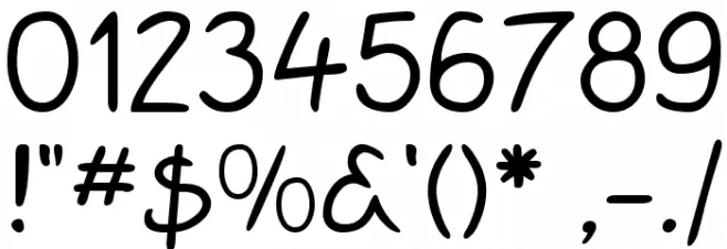 Hooteroll Light Font OTHER CHARS