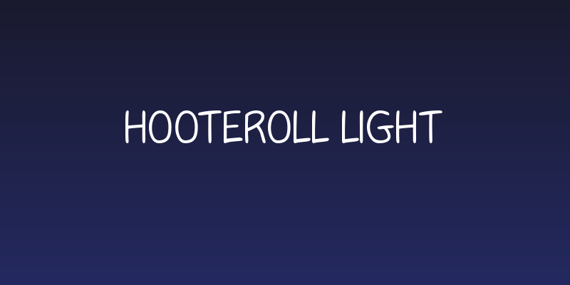Hooteroll Light Social Header