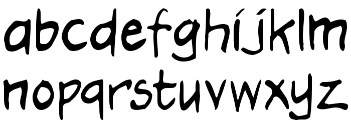 Hooteroll_Jam Font LOWERCASE
