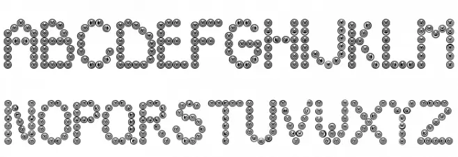 Hooters फ़ॉन्ट लोअरकेस