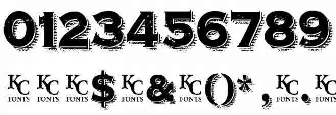 Hooverville Font OTHER CHARS