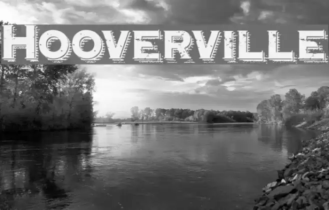 Hooverville Font examples