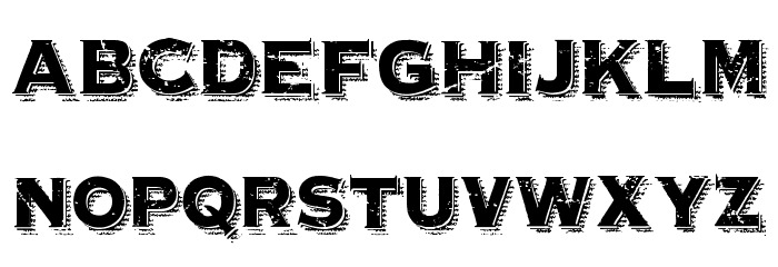 Hooverville Font LOWERCASE