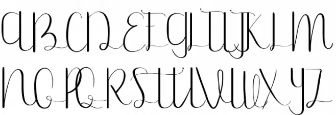HopeLand Demo Font Litere mari