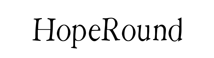 HopeRound  Frei Schriftart Herunterladen