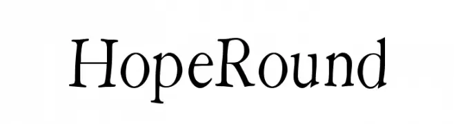 HopeRound  baixar fontes gratis