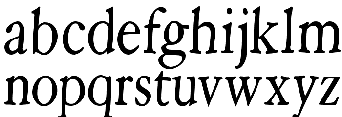 HopeRoundMedium Font LOWERCASE
