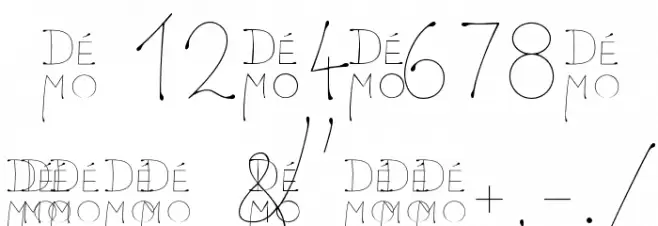 HopefulGrasshopper Demo Font OTHER CHARS