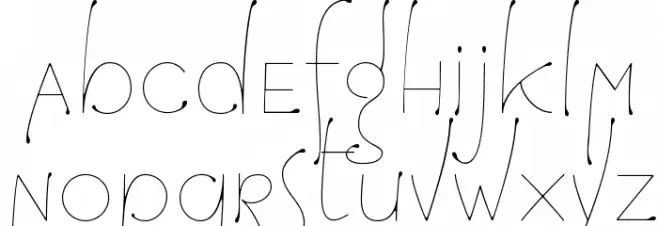 HopefulGrasshopper Demo फ़ॉन्ट लोअरकेस