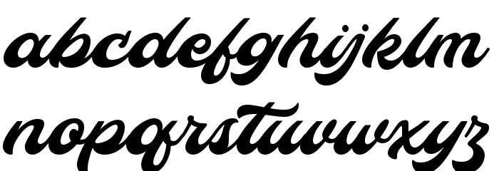 Hopeitissed Font LOWERCASE