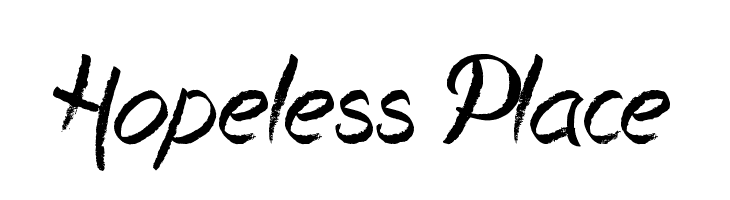 Hopeless Place  baixar fontes gratis