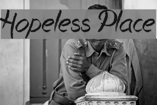 Hopeless Place Font examples