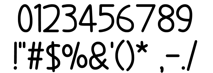 Hopelessly In Lurve Font OTHER CHARS
